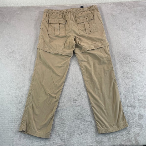 Duluth Trading Convertible Pants Men XL (36x32) Beige Nylon Performance Belted - Picture 7 of 12